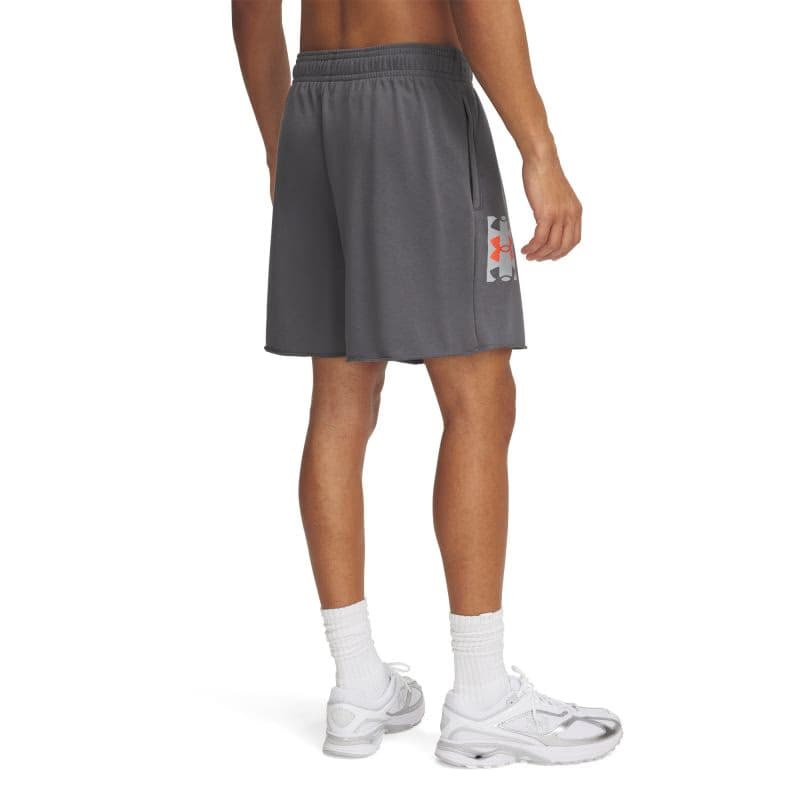 Pánske teplákové kraťasy UNDER ARMOUR UA Rival TerryLogo8inShort-GRY 3