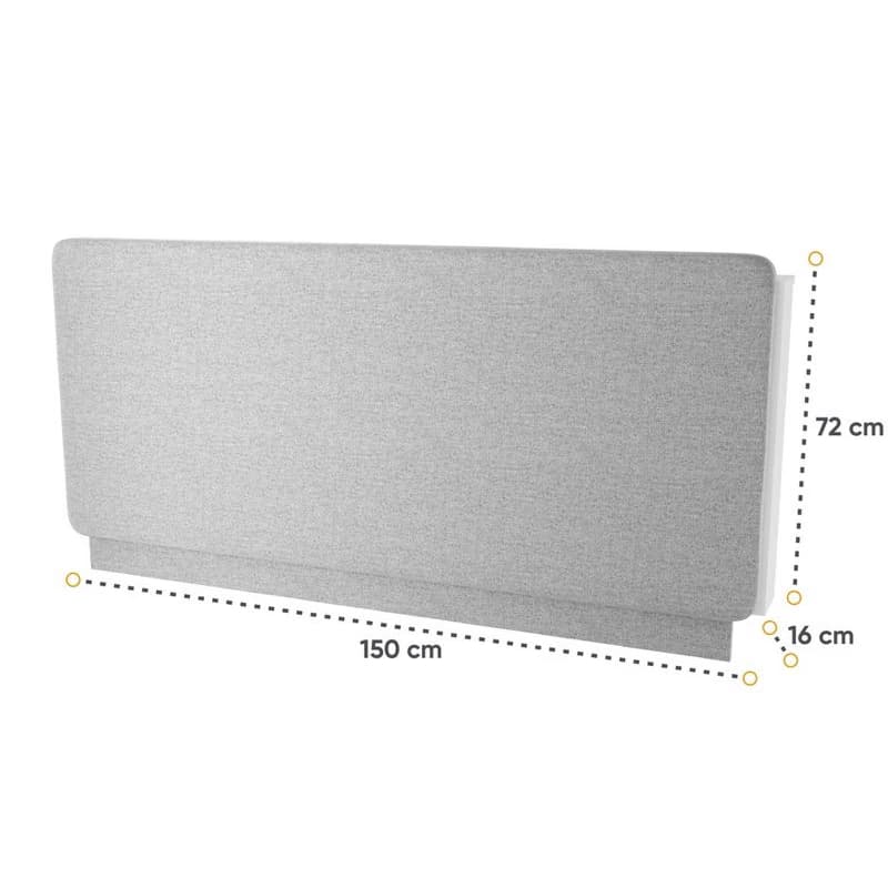 Dig-net nábytok Čalúnený panel Lenart CONCEPT PRO CP-12 / 140 | sivá 5