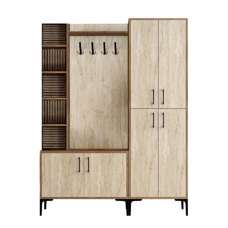 Predsieňová stena Viyana Da - Walnut, Travertine 4