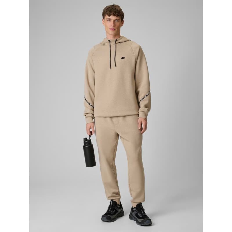 Pánska mikina s kapucňou 4F SWEATSHIRT M2238-83S-BEIGE 4