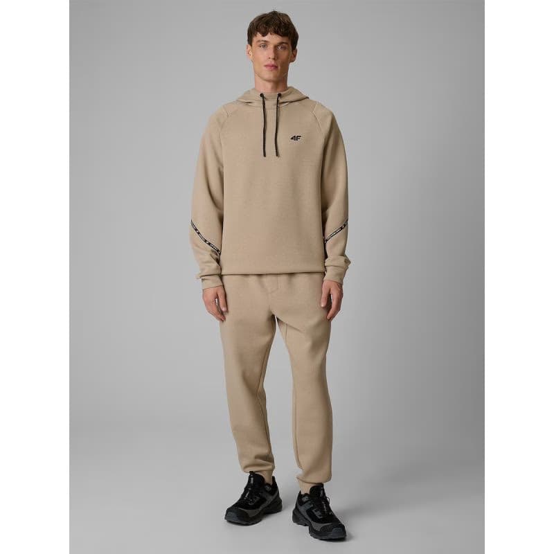 Pánska mikina s kapucňou 4F SWEATSHIRT M2238-83S-BEIGE 5