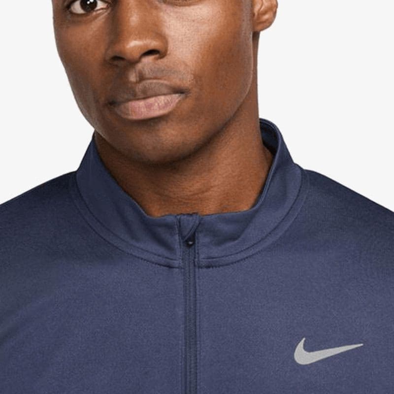 Pánska bežecká mikina s 1 2 zipsom NIKE M NK DF PACER TOP HZ THUNDER BLUE REFLECTIVE SILV 4