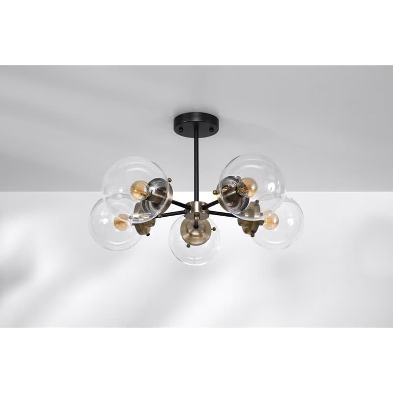 Stropná lampa LENS 5xE14 Candellux 4