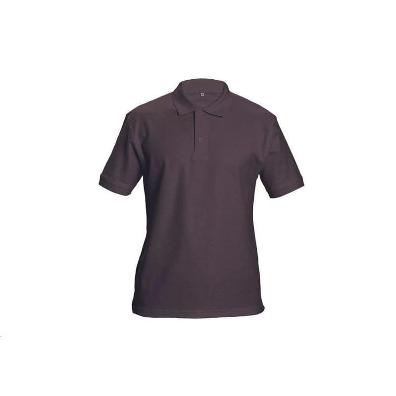 DHANU polokošeľa tm.hnedá 3XL