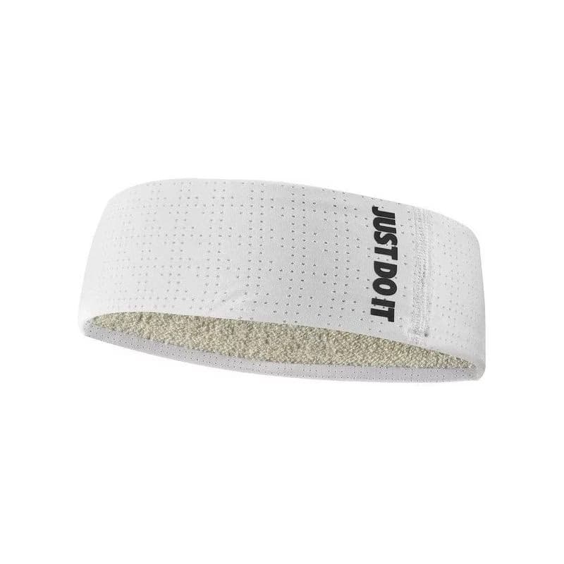 Čelenka NIKE Fury Headband Terry white black 2