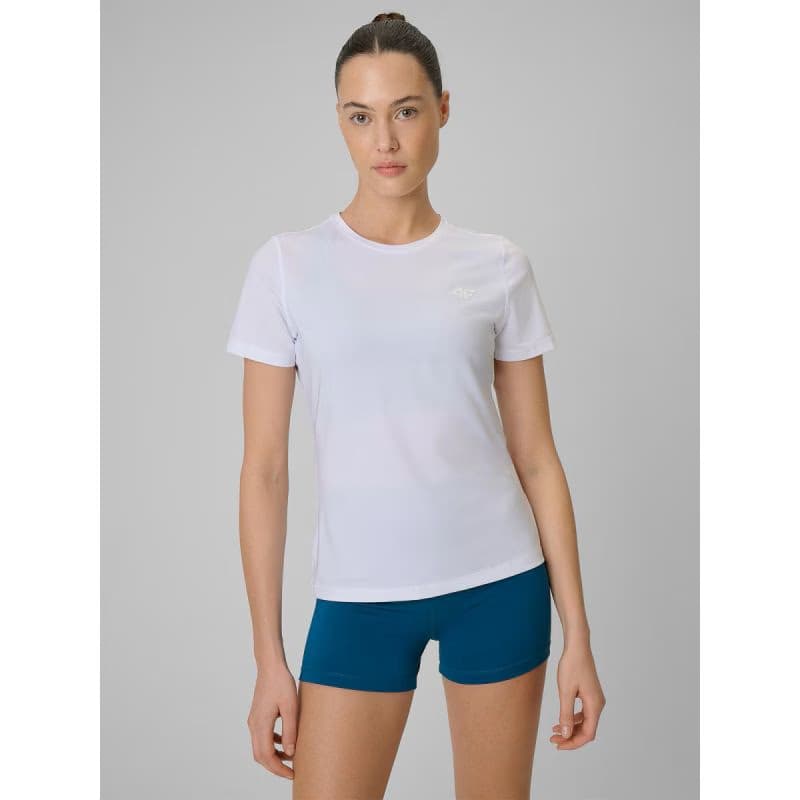Dámske tréningové tričko s krátkym rukávom 4F TSHIRT FNK F1846-10S-WHITE 2