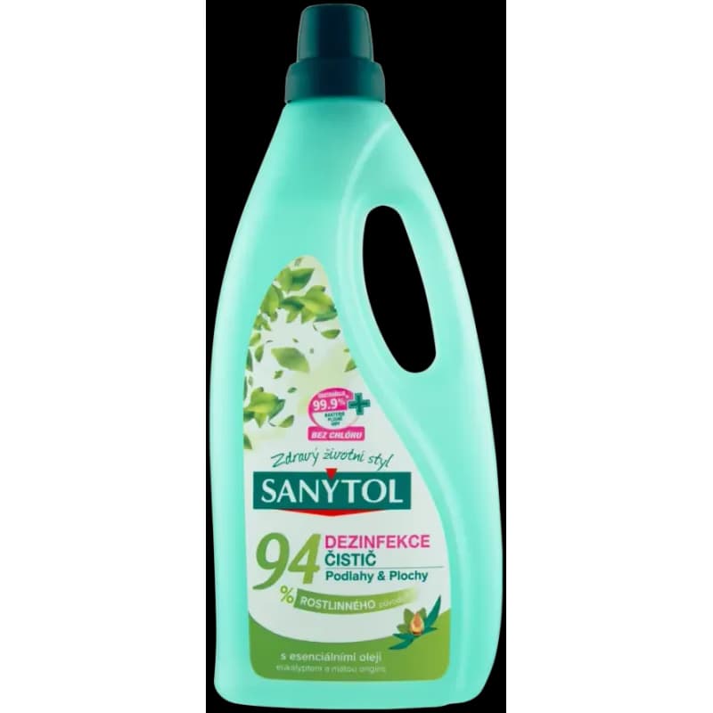 SANYTOL DEZINFEKCIA 94% RASTLINNÝ ČISTIČ - PODLAHY 1000ML 1