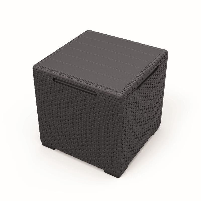 ROJA Ratanový stôl BRIO BOX | grafit 1
