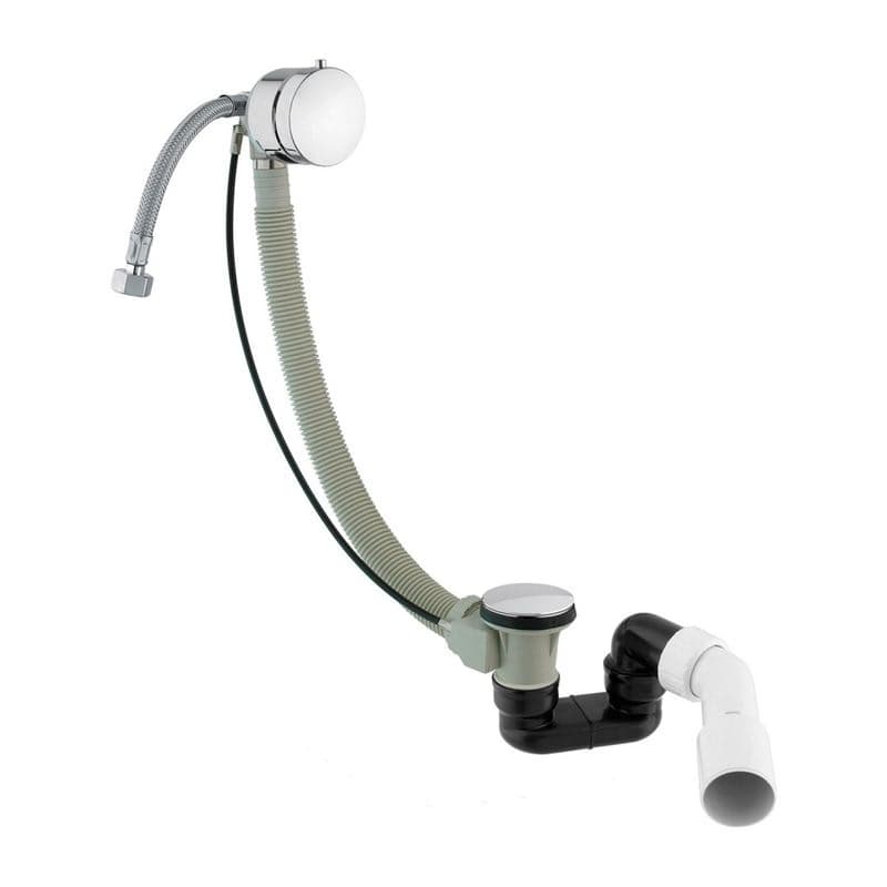 OMNIRES - CGS Sifón vaňový automat komplet s napúšťaním chróm /CR/ TK122-PLUS-3.01+64-SCR 1