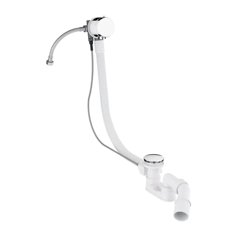 OMNIRES - CGS Sifón vaňový automat komplet s napúšťaním chróm /CR/ TK122-PLUS-3.01+64-SCR 2
