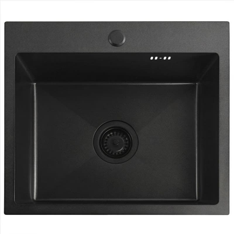 REA REA - Oceľový drez Leo 50 Black ZLE-06005 6