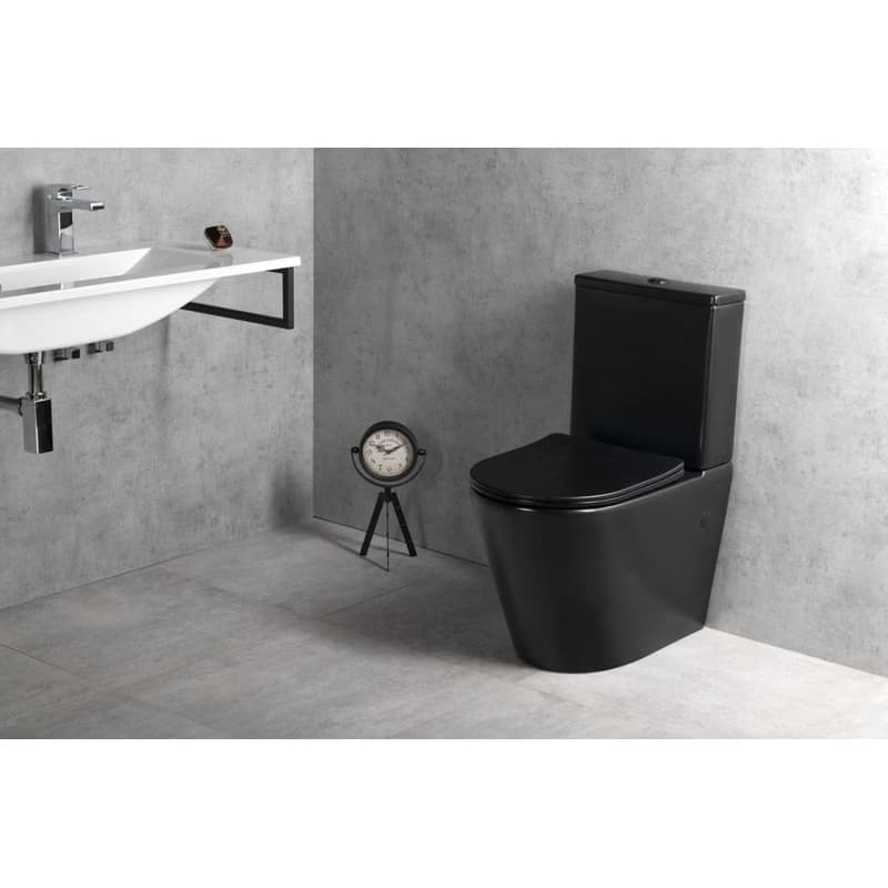 SAPHO - PACO WC sedátko, SLIM, Soft Close, Easy Take, čierna mat PCS1012B 4