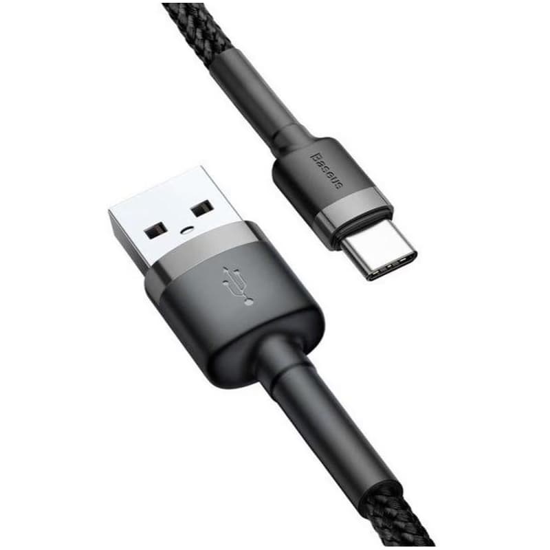 Baseus dátový kábel Cafule USB-C 3m 2A šedo-čierny 3