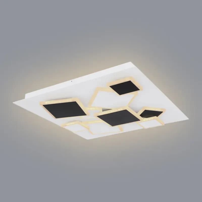 Stropné svietidlo LED 48290-50 CCT 3000-6000K biele/čierne 50x50 1