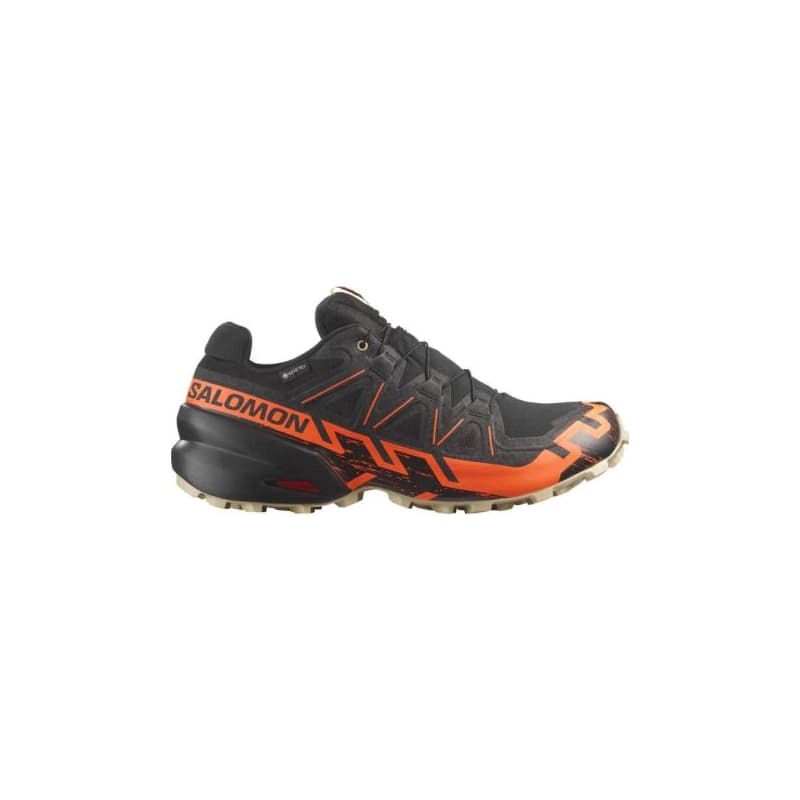 Pánska bežecká trailová obuv SALOMON Speedcross 6 GTX M black shocking orange white 1