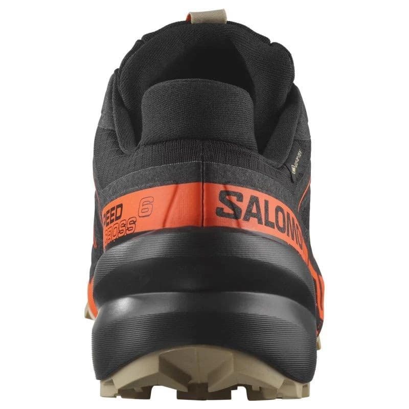 Pánska bežecká trailová obuv SALOMON Speedcross 6 GTX M black shocking orange white 3