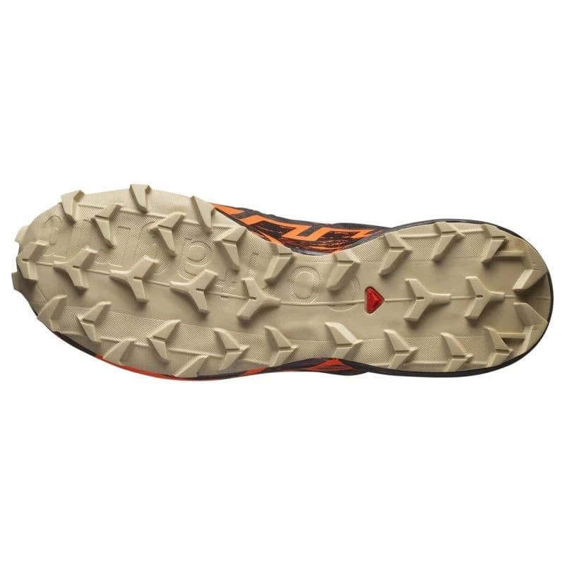 Pánska bežecká trailová obuv SALOMON Speedcross 6 GTX M black shocking orange white 4