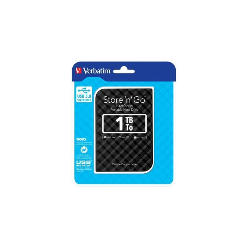 VERBATIM Store´n´ Go 2,5" GEN2 1TB USB 3.0 čierny
