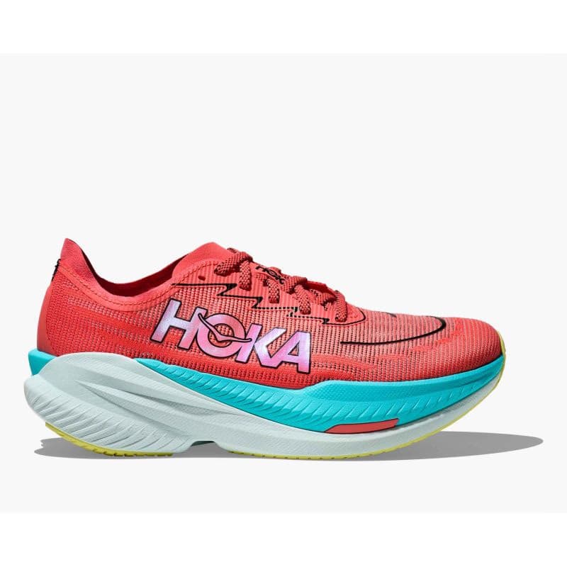 Dámska bežecká obuv HOKA Mach X 2 W grapefruit electric coral 2