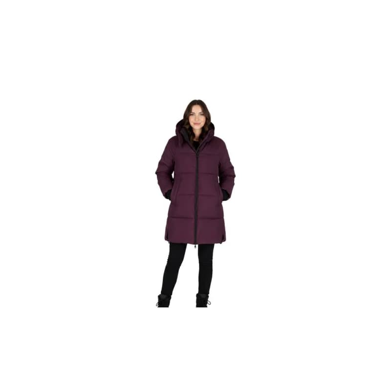 Dámska bunda VOLCANO J-FROZEN-403-BURGUNDY 1