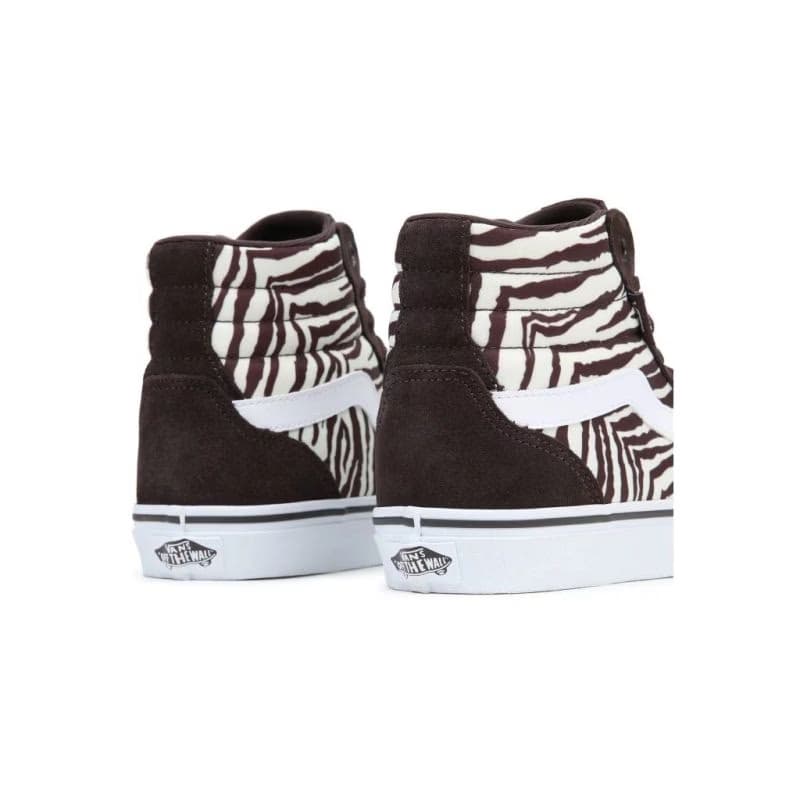 Dámska rekreačná obuv VANS WM Filmore HI Satin Tiger brown white 5