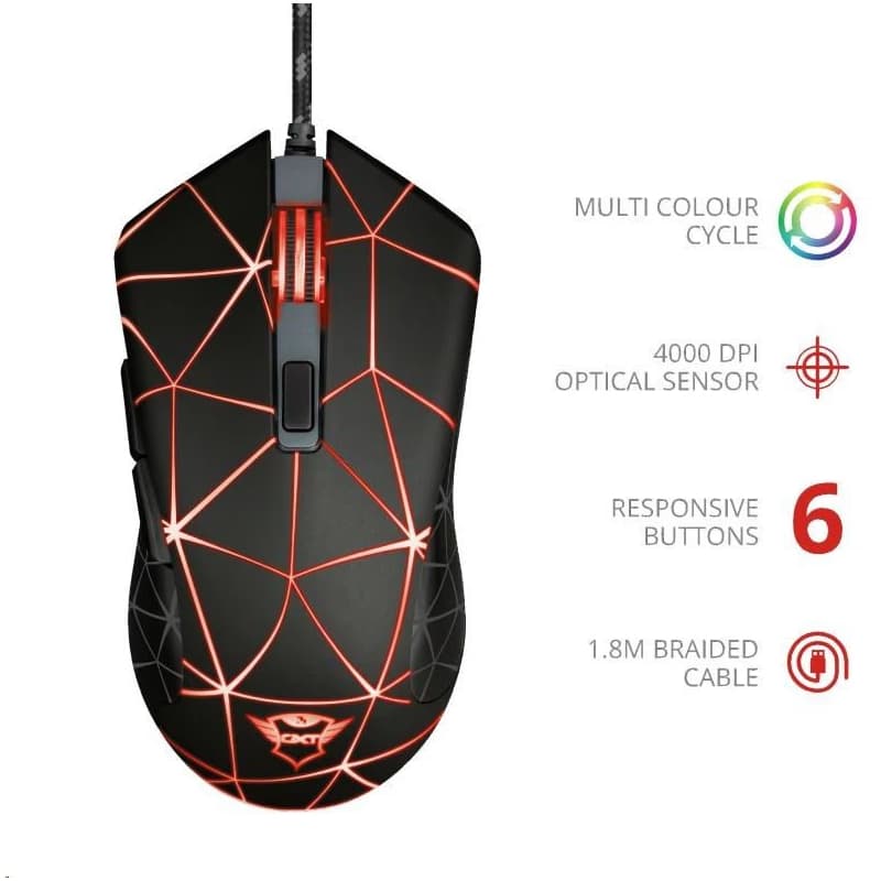 TRUST GXT 133 Locx Gaming Mouse 5