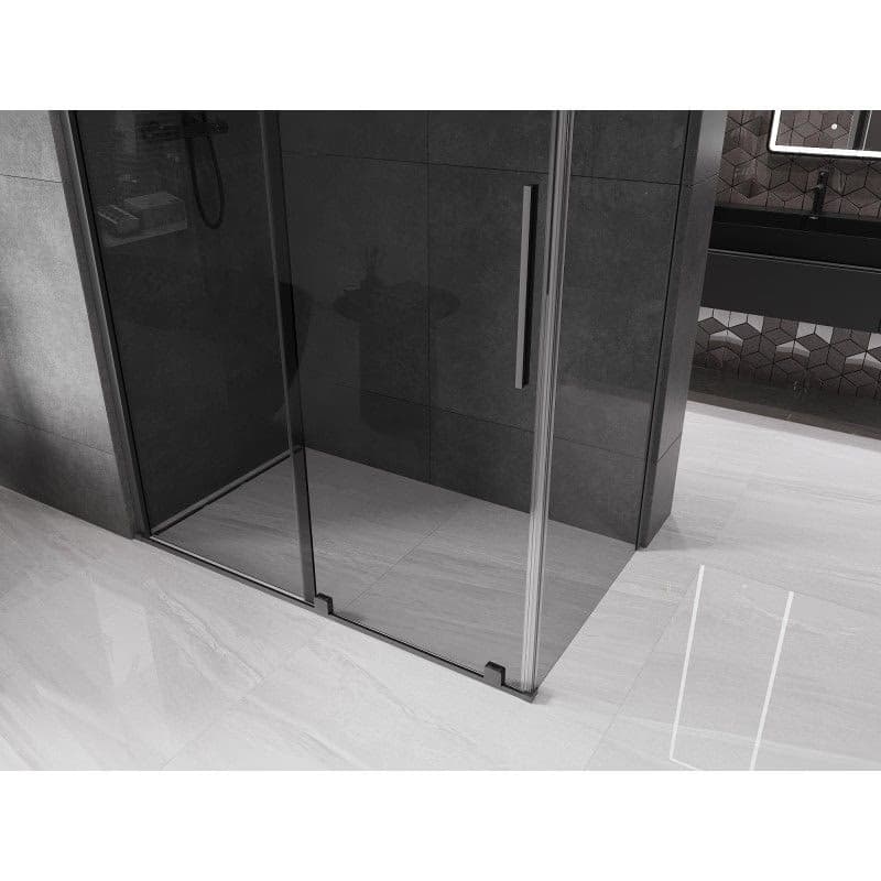 MEXEN/S - Velár sprchovací kút, posuvné dvere 130 x 70, grafit, grafit metal 871-130-070-41-95 4