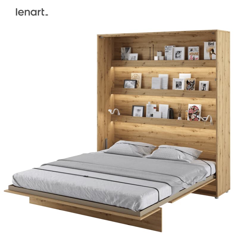 Dig-net nábytok Sklápacia posteľ Lenart BED CONCEPT BC-13 dub artisan | 180 x 200 cm
