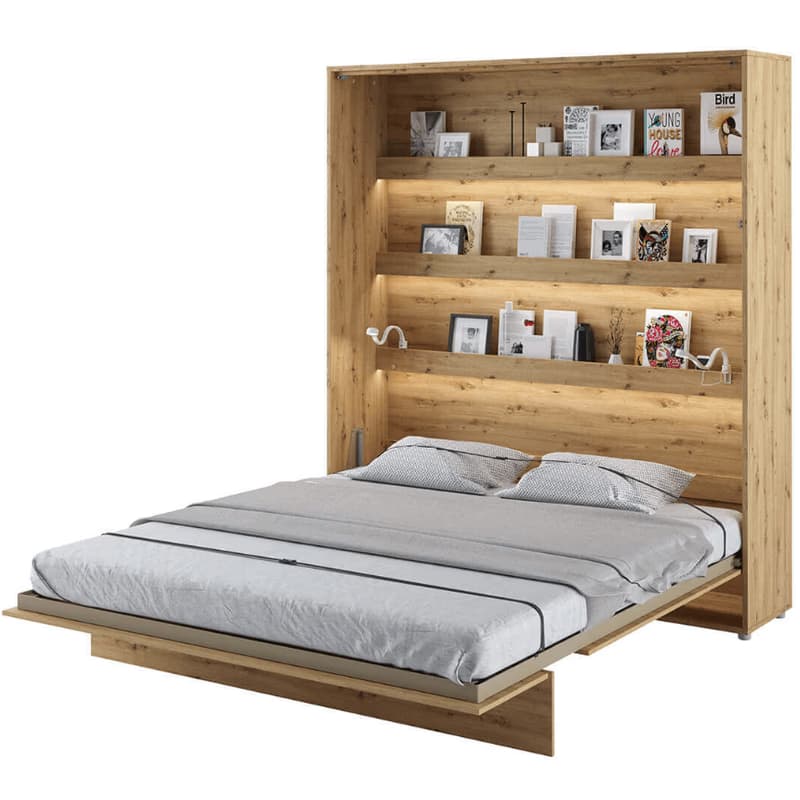 Dig-net nábytok Sklápacia posteľ Lenart BED CONCEPT BC-13 dub artisan | 180 x 200 cm 6