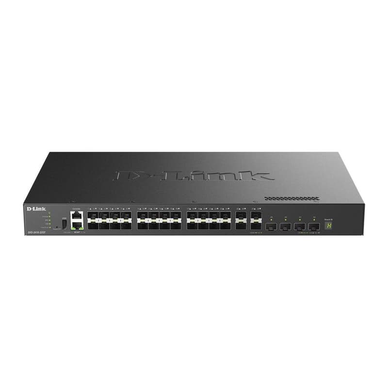 D-Link DXS-3410-32SY/E 10G Layer 3 Stackable Managed Switch, 28x 10G SFP+, 4x 25G SFP28 1