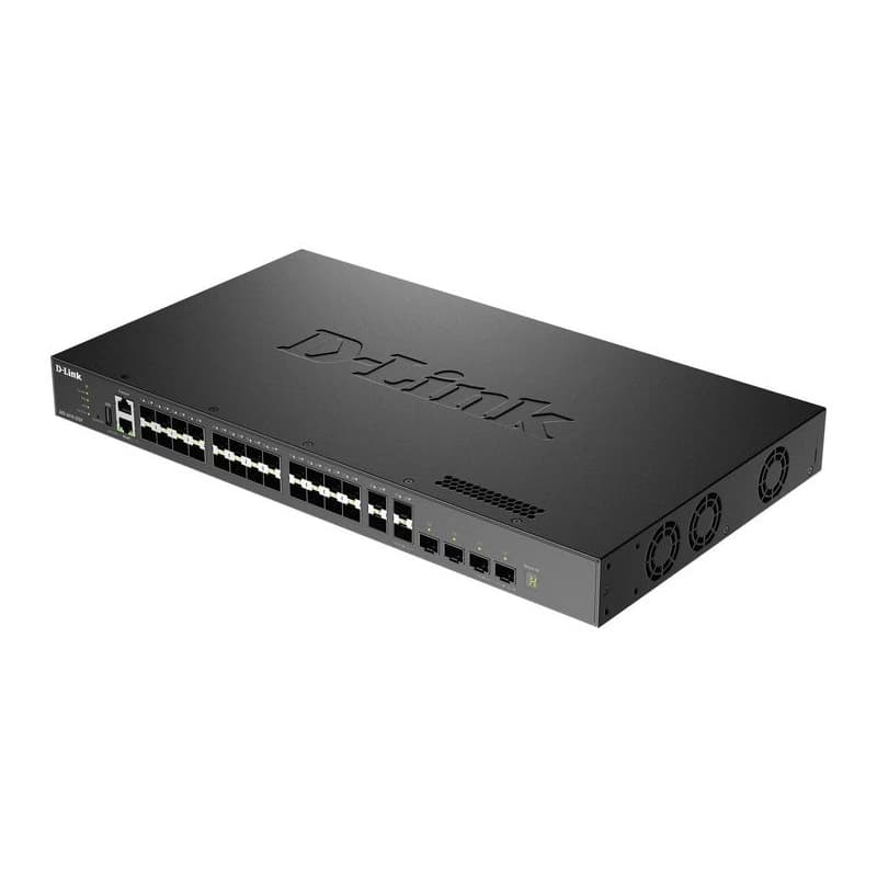D-Link DXS-3410-32SY/E 10G Layer 3 Stackable Managed Switch, 28x 10G SFP+, 4x 25G SFP28 2