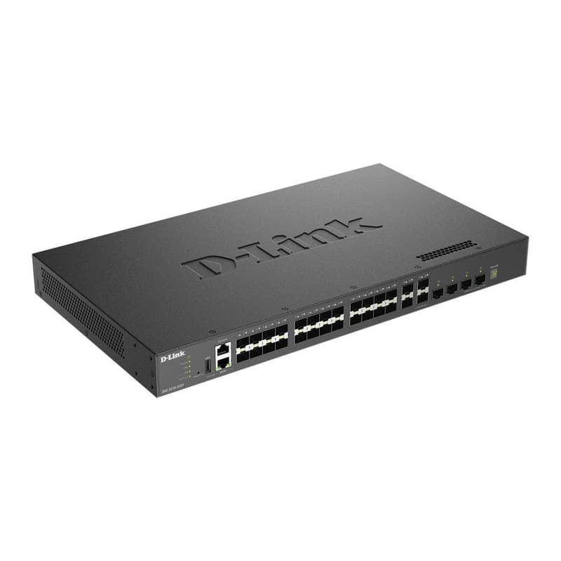 D-Link DXS-3410-32SY/E 10G Layer 3 Stackable Managed Switch, 28x 10G SFP+, 4x 25G SFP28 3
