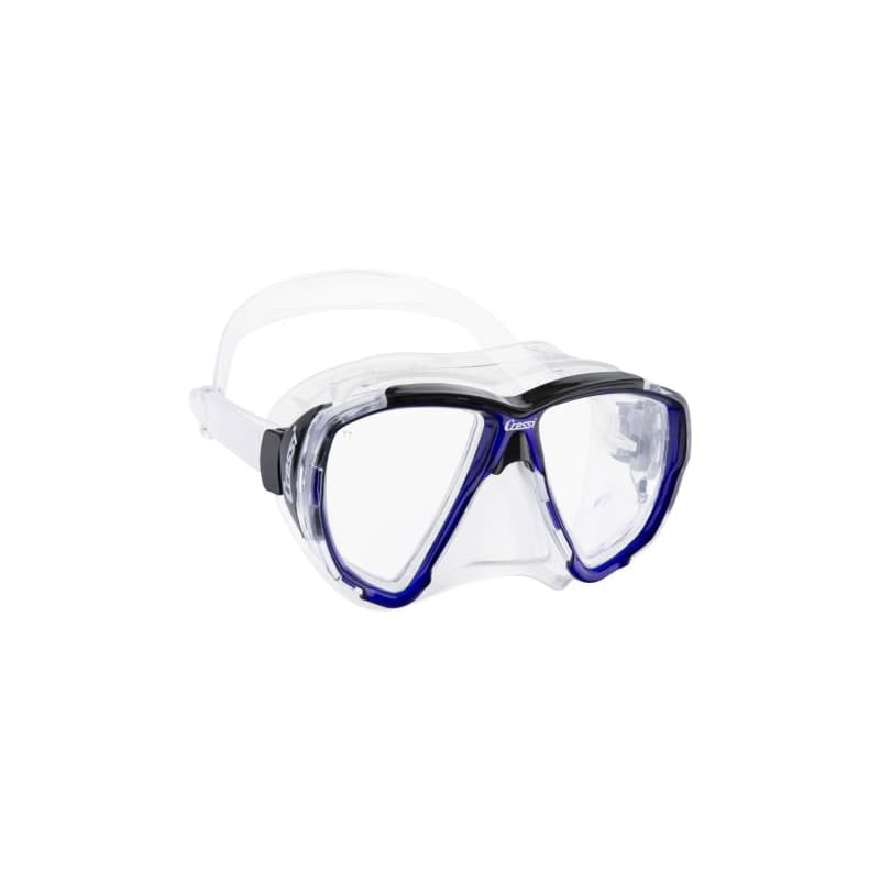 Potápačská maska CRESSI BIG EYES MASK SIL CLEAR FRAME BLUE INK 1