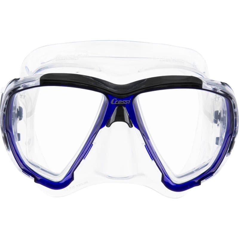 Potápačská maska CRESSI BIG EYES MASK SIL CLEAR FRAME BLUE INK 2