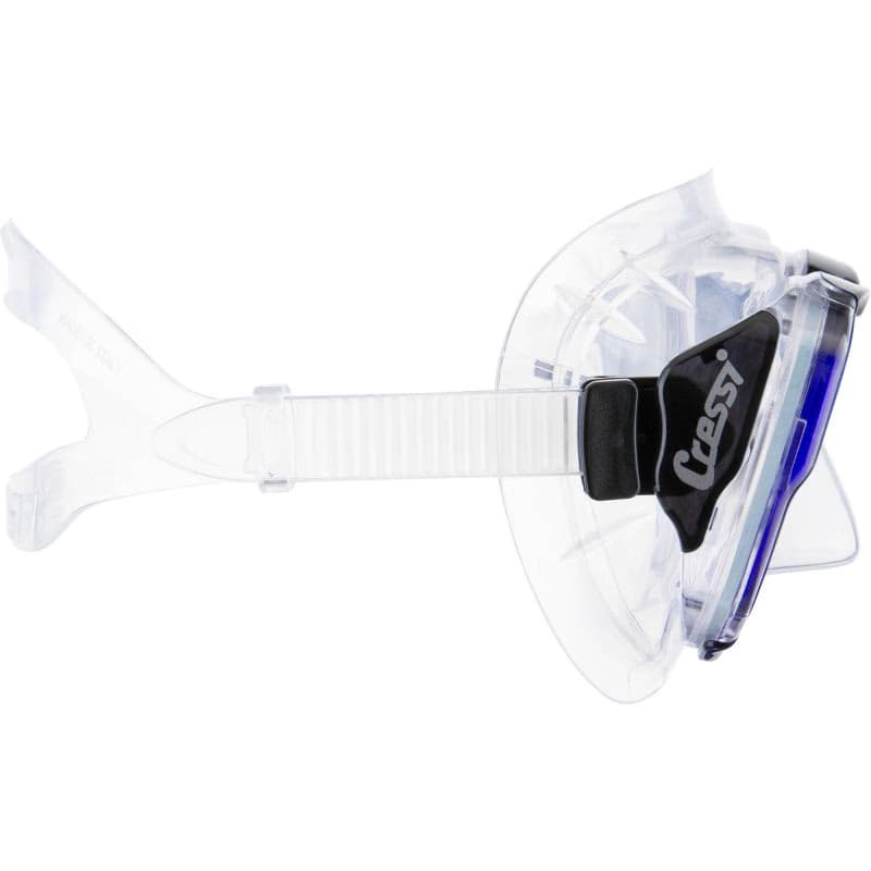 Potápačská maska CRESSI BIG EYES MASK SIL CLEAR FRAME BLUE INK 3