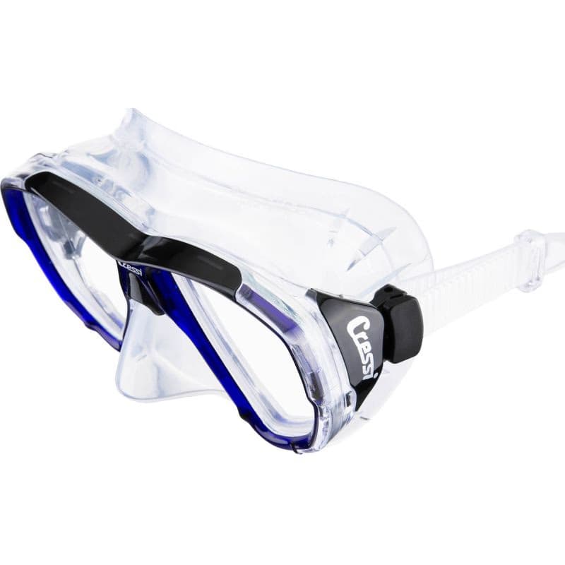 Potápačská maska CRESSI BIG EYES MASK SIL CLEAR FRAME BLUE INK 4