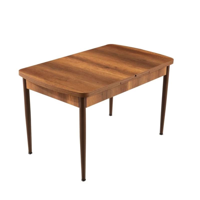 Extendable Dining Table Trend Barok - Walnut, Brown 2