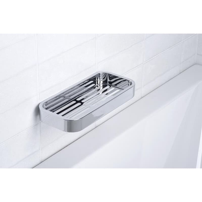 GEDY 3218 Smart polica do sprchy, 24,1 x 3 x 11,1 cm, strieborná 3