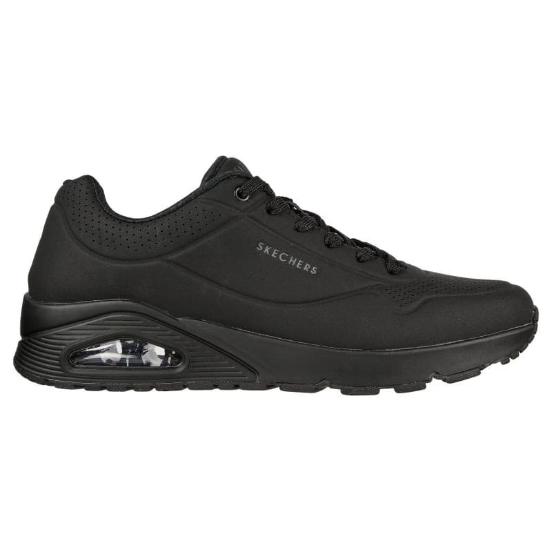 Pánska rekreačná obuv SKECHERS Uno Stand On Air M black black 2