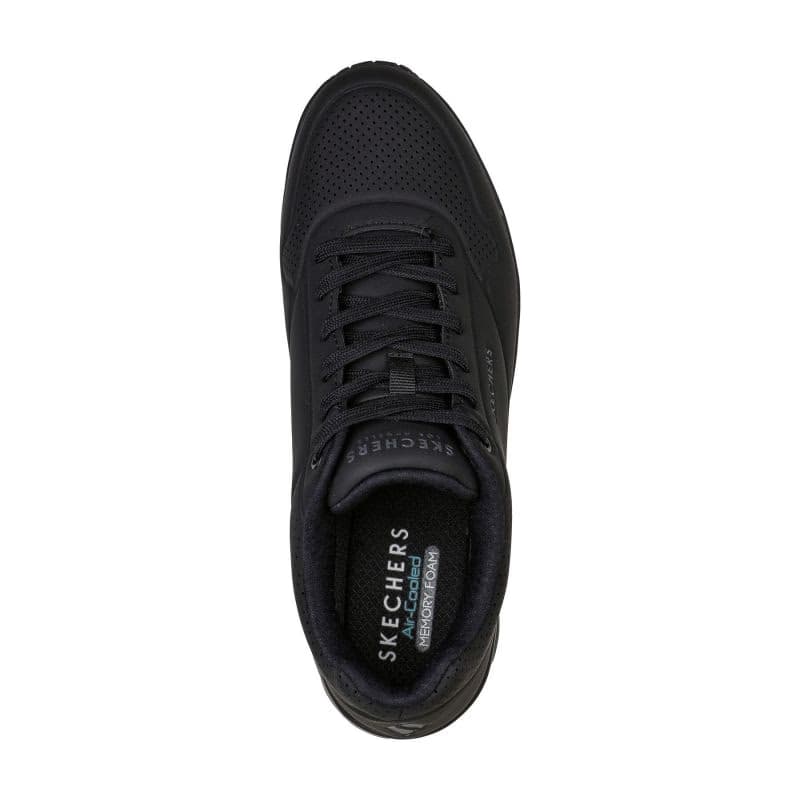 Pánska rekreačná obuv SKECHERS Uno Stand On Air M black black 3