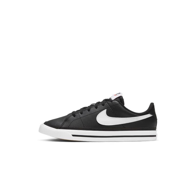 Juniorská vychádzková obuv NIKE Court Legacy black light brown white 2
