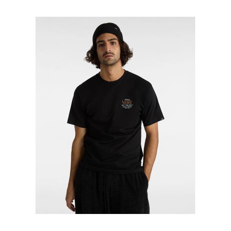Pánske tričko s krátkym rukávom VANS MN HOLDER STCLASSIC-BLACK-ANTELOPE 2