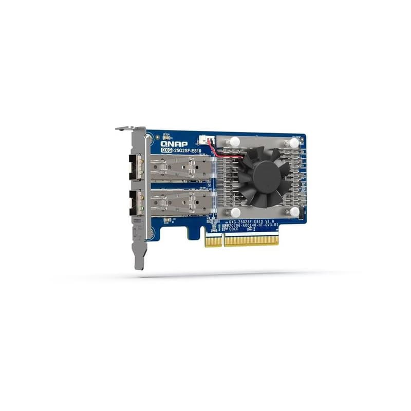 QNAP QXG-25G2SF-E810 - 2x 25GbE SFP28,PCIe Gen3 x8 6