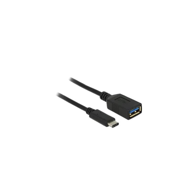 Delock adaptér SuperSpeed USB (USB 3.1, Gen 1) USB Type-C™ samec > USB Type A samica 15 cm čierny
