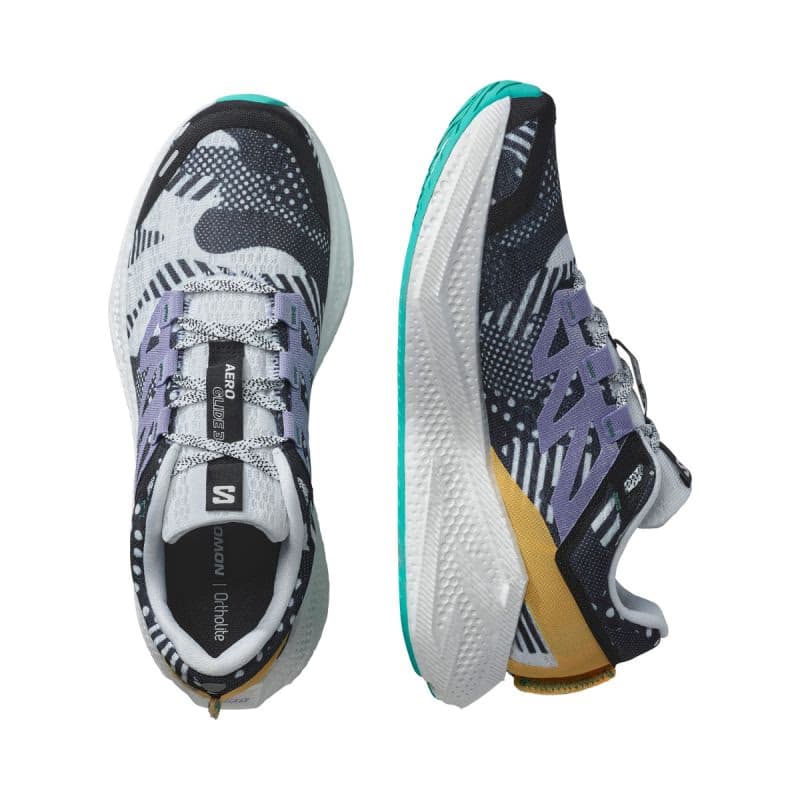 Pánska bežecká obuv SALOMON Aero Glide 3 Proto Pack M white black waterfall 4