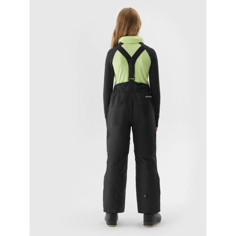 Dievčenské lyžiarske nohavice 4F JUNIOR TROUSERS FNK-JAW23TFTRF353-21S-BLACK 4