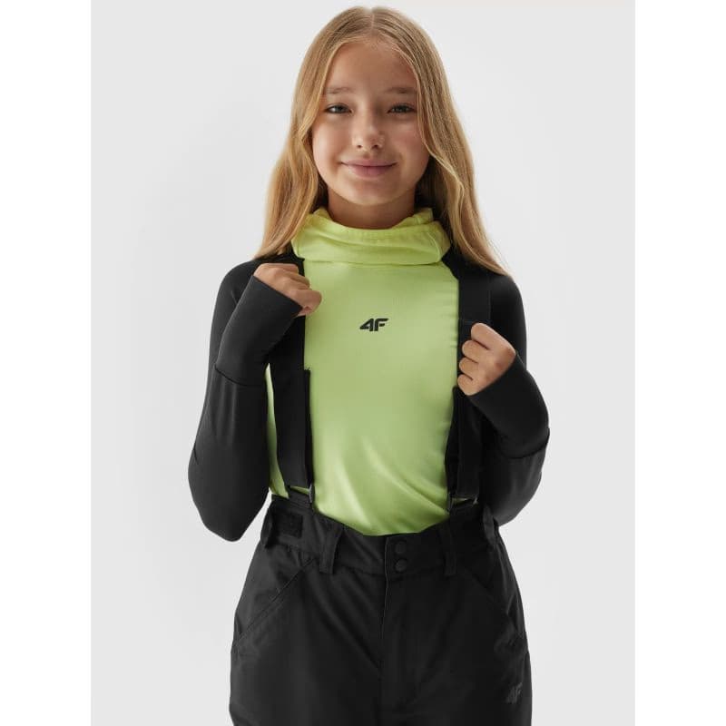 Dievčenské lyžiarske nohavice 4F JUNIOR TROUSERS FNK-JAW23TFTRF353-21S-BLACK 5