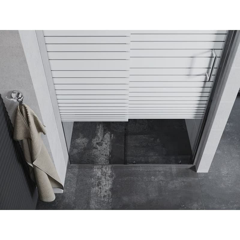 MEXEN - Apia posuvné sprchové dvere 105 cm dekor, chróm 845-105-000-01-20 4