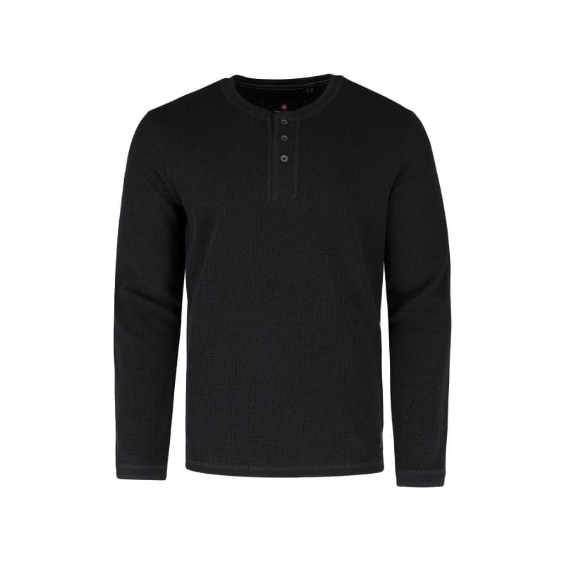 Pánske tričko s dlhým rukávom VOLCANO L-KROTI-700-BLACK 4