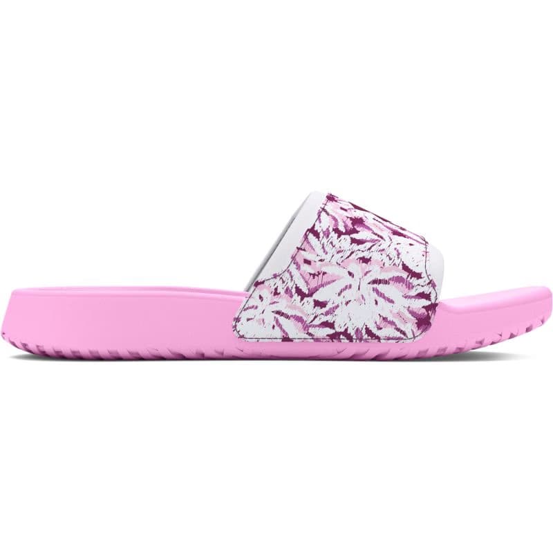 Dámske šlapky (plážová obuv) UNDER ARMOUR UA W Ignite Select Graphic stellar pink white purple gemini 2